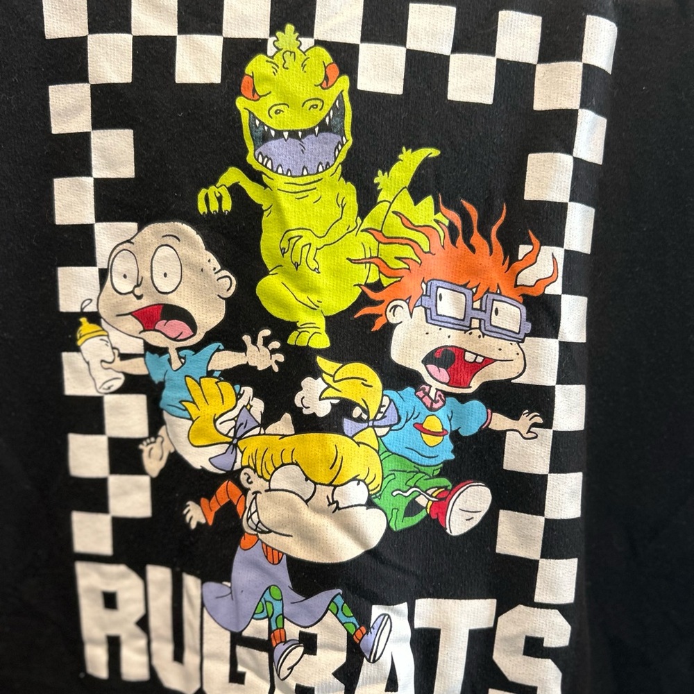Nickelodeon Hooded Short sleeved Men’s Top- Lightweight- size Large.  Vibrant - Picture 2 of 4